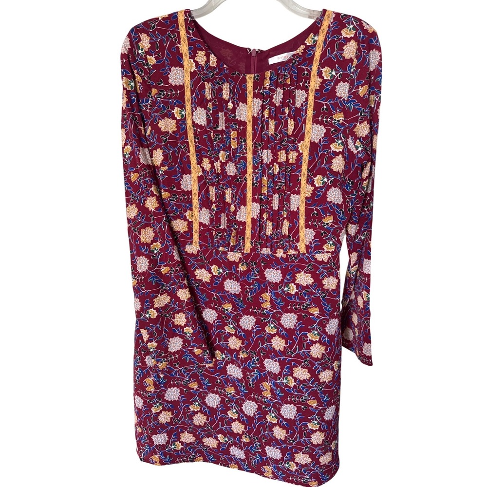 Women's Modclothβ Esley long sleeve floral dress mini shift dress bohemian SM
